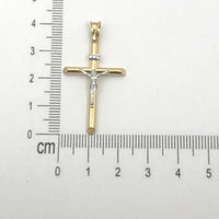 Dije de cruz 14k unisex