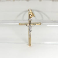 Dije de cruz 14k unisex