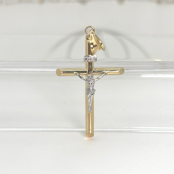 Dije de cruz 14k unisex