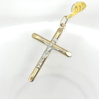 Dije de cruz de oro 14k