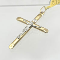 Dije de cruz de oro 14k