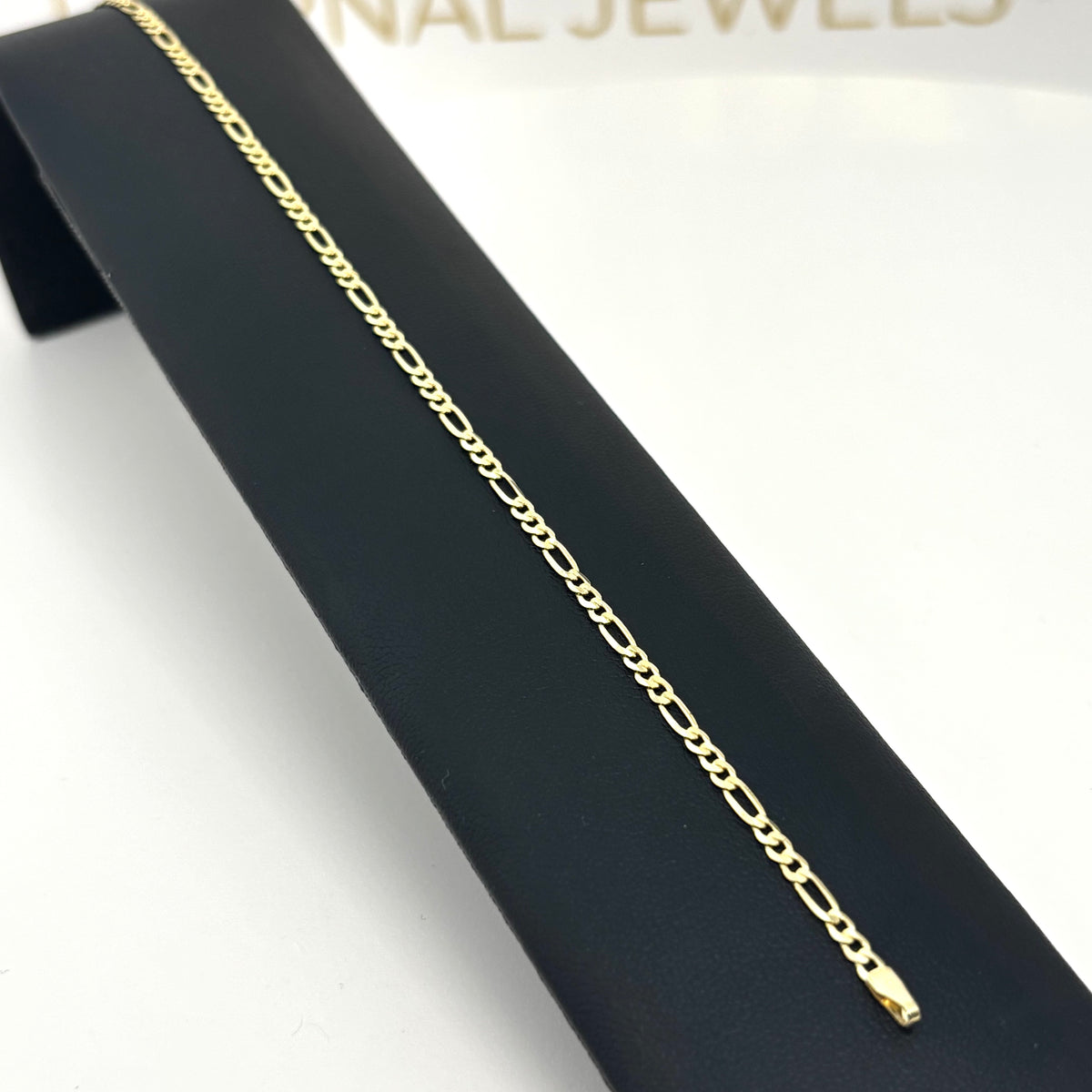 Pulsera 3x1 de oro 14k amarillo delgada para caballero