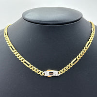 Cadena de oro 14k para dama tejido 5x1