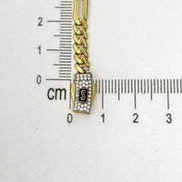 Cadena de oro 14k para dama tejido 5x1