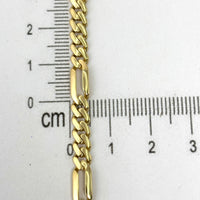 Pulsera de diseñador para dama en oro 14k tejido 5x1