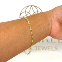 Pulsera tejido clásico cubano liso para dama