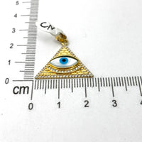Dije de triangulo con ojo turco