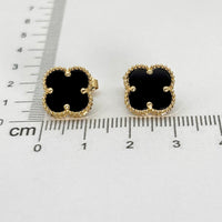 Aretes de trébol grandes