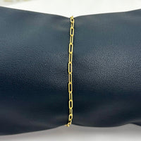 Pulsera de clip de oro 14k Mod. 1001