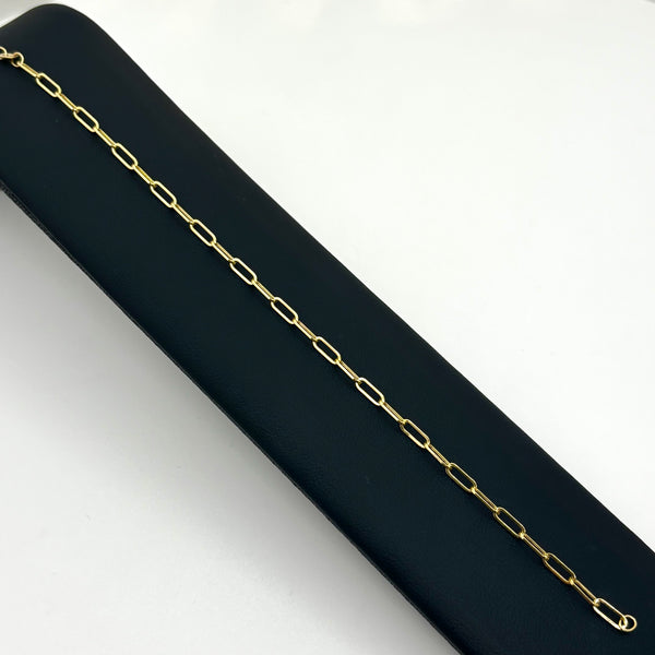 Pulsera de clip de oro 14k Mod. 1001