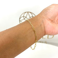 Pulsera de clip de oro 14k Mod. 1001