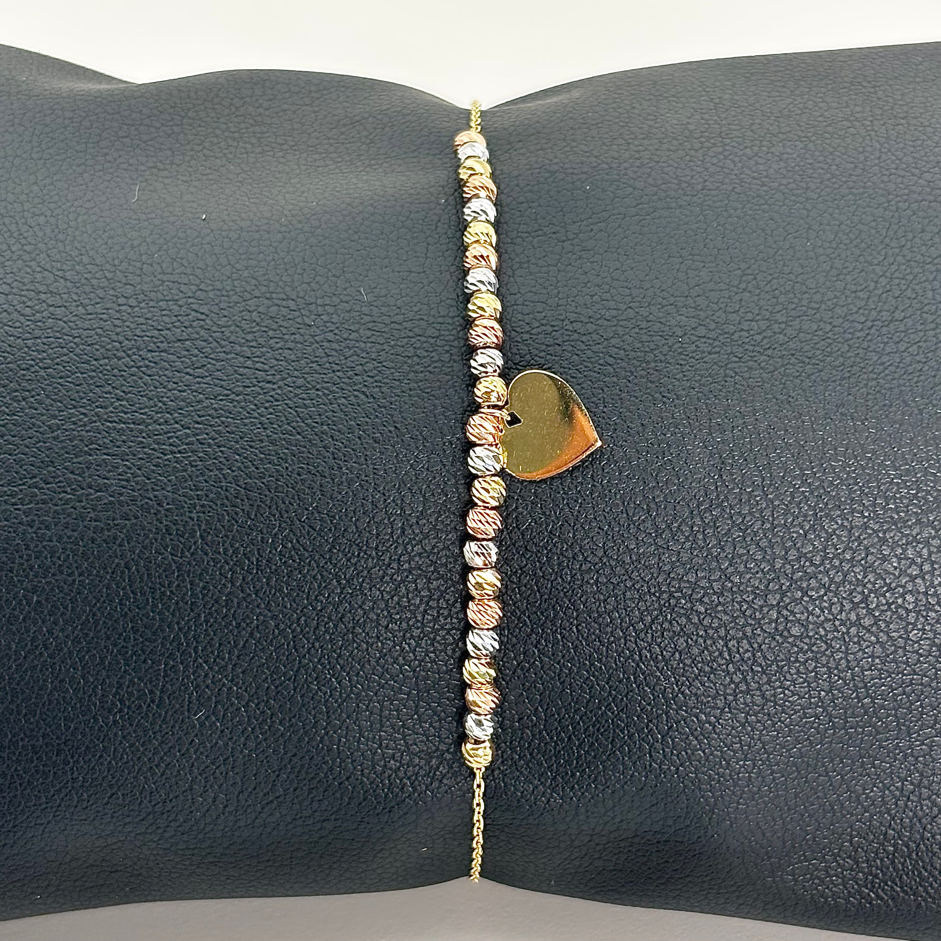 Pulsera viviana con corazón