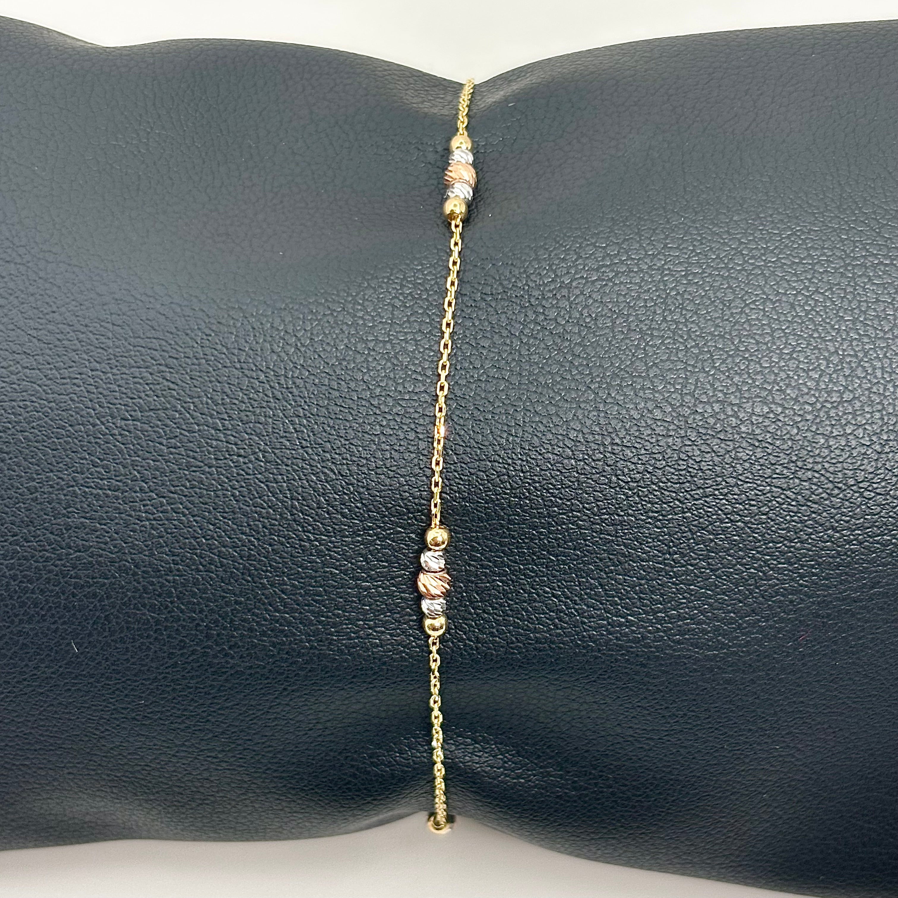 Pulsera viviana de cinco bolitas