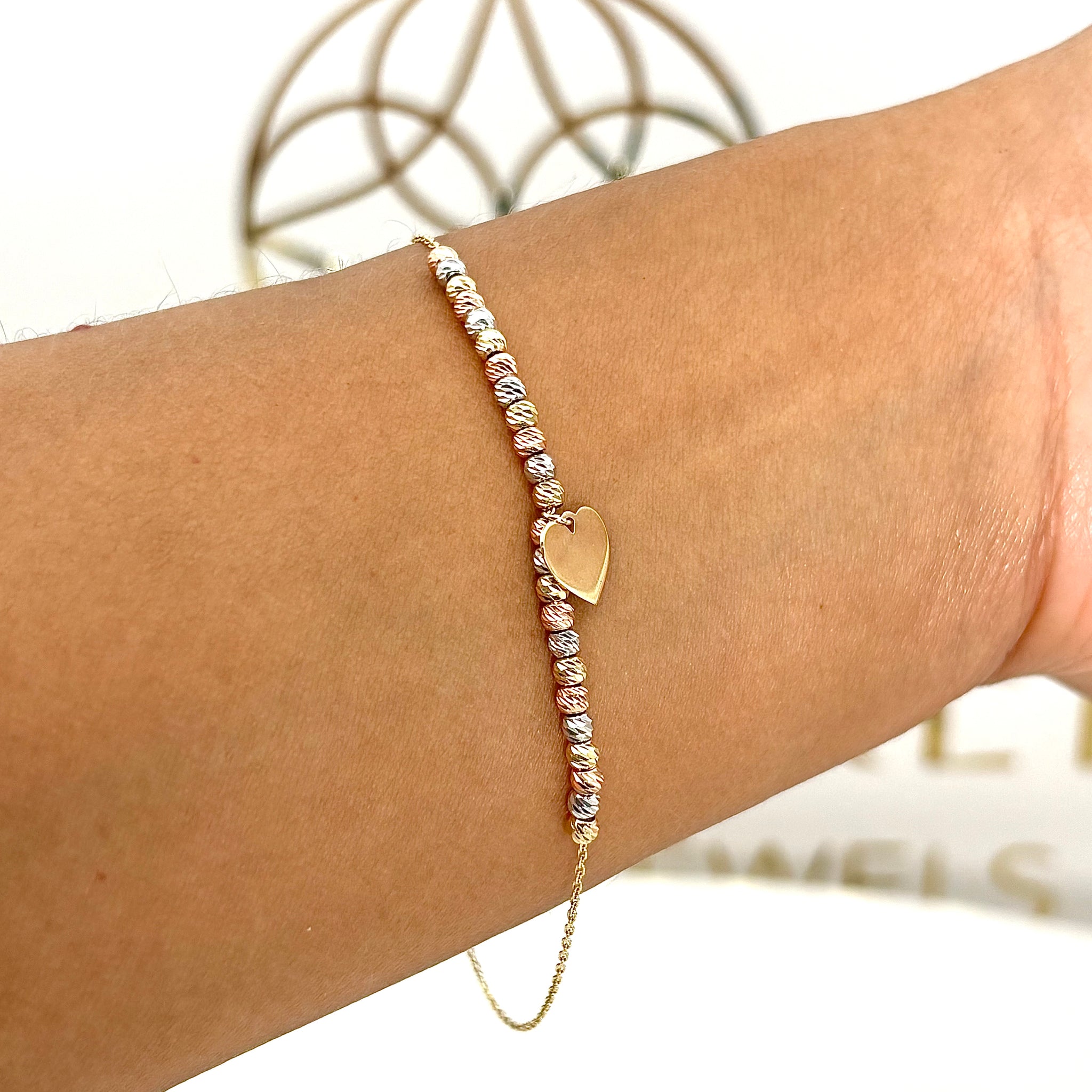 Pulsera viviana con corazón