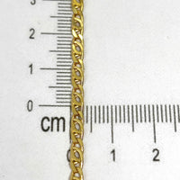 Pulsera tejido ojo de tigre de oro 14k Mod. 2403