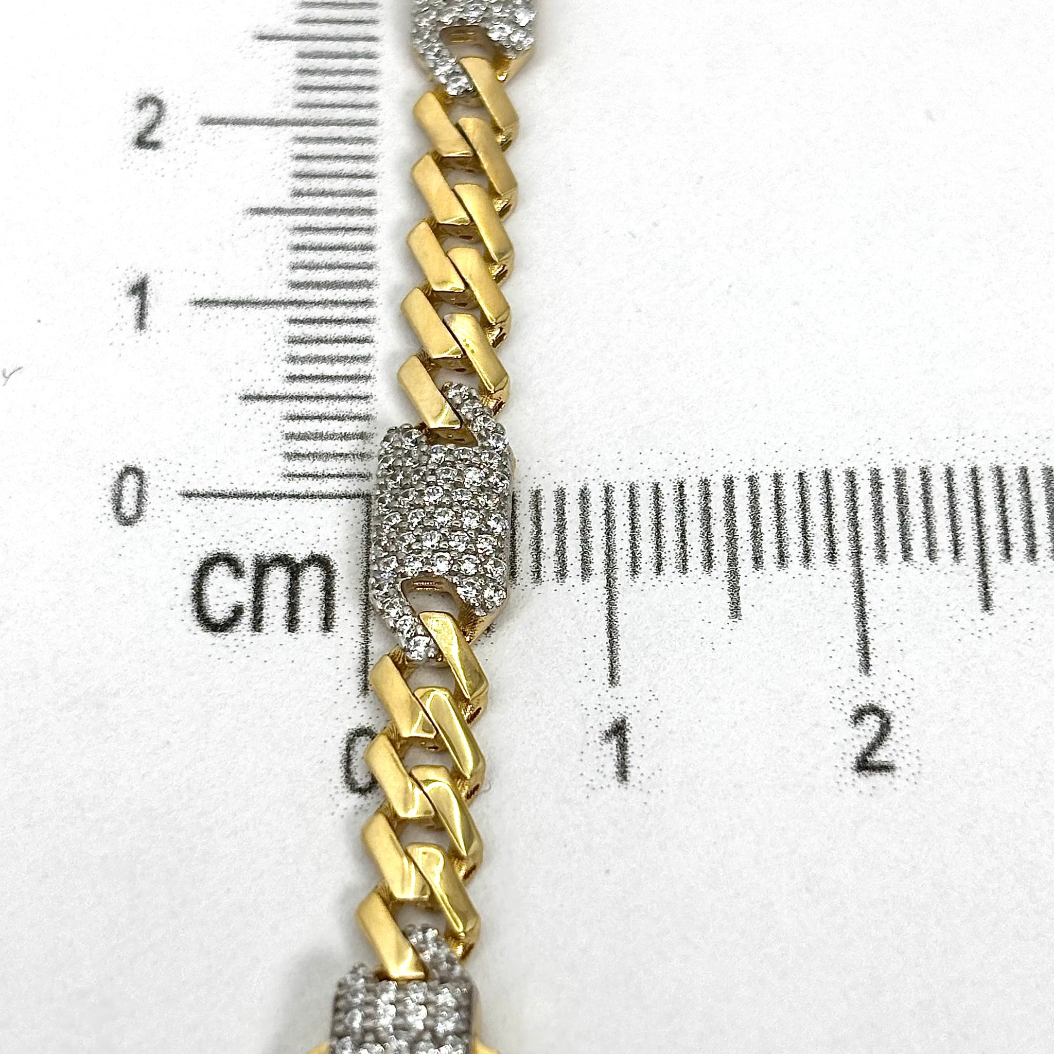 Pulsera de diseñador 5x1 con acabado especial y circonias
