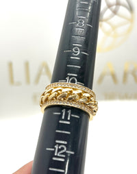 Anillo cubano giratorio para caballero