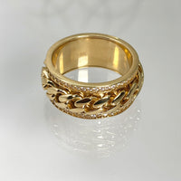 Anillo cubano giratorio para caballero