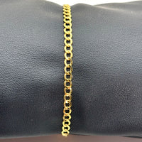 pulsera tejido cubana lisa calibre 3