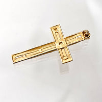 Dije de crucifijo de oro 14k Mod. 4620
