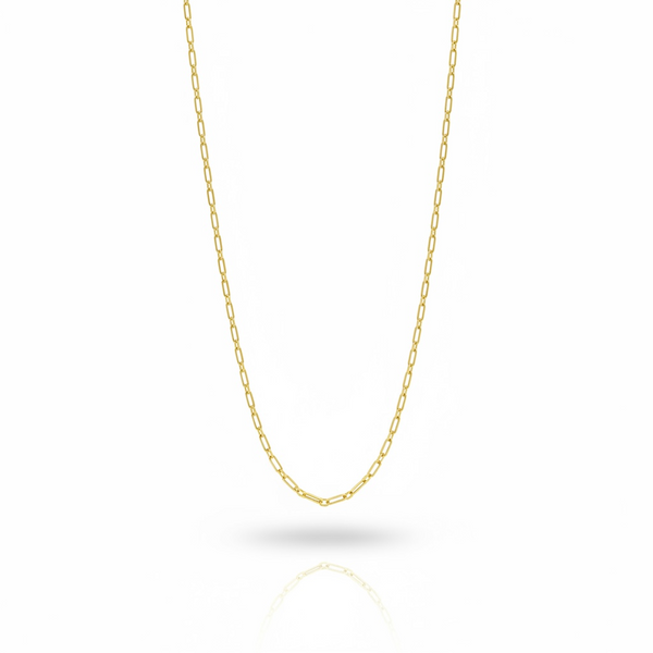 Cadena de oro 14k de clip hueca Mod. IT4045 2 mm