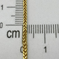 Pulsera tejido espiga de oro 14k mod. 2402