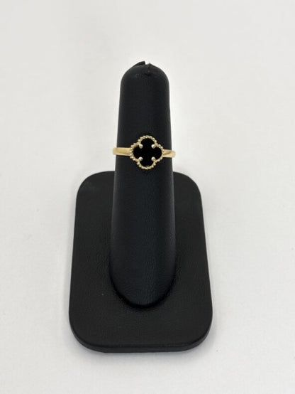 Anillo Flor Negra