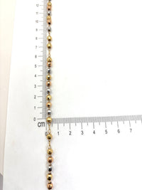 Rosario Caballero Grueso de oro 14k