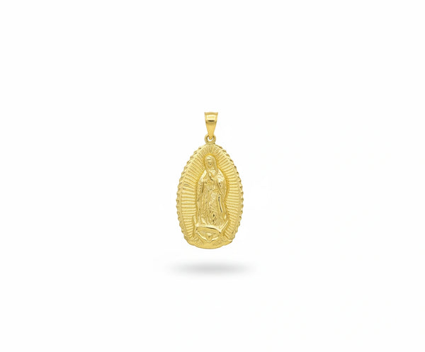 Medalla de la virgen de oro 14k Mod. 3519
