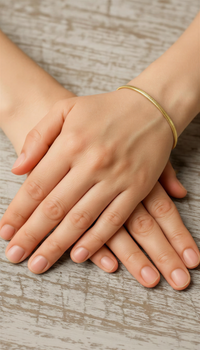 Pulsera panza de vibora 10k para dama