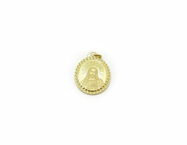 Medalla Sagrado Corazón en oro 14k