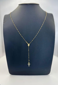 Rosario 60cm de oro 14k