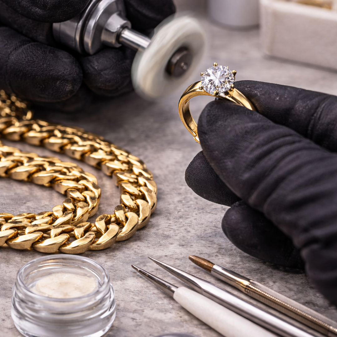 Cuidados y reparaciones de joyería