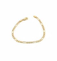 Pulsera 3x1 de oro 10k en medida para dama Mod.4081
