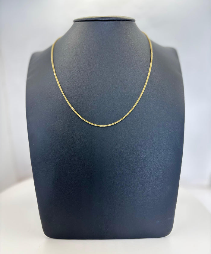 Cadena de Espiga de oro 14k