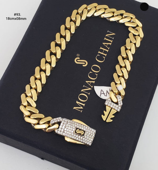 Pulsera tejido clásico liso