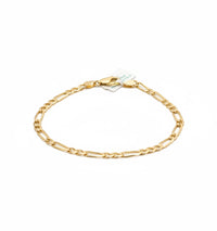 Pulsera 3x1 de oro 10k en medida para caballero Mod.2130