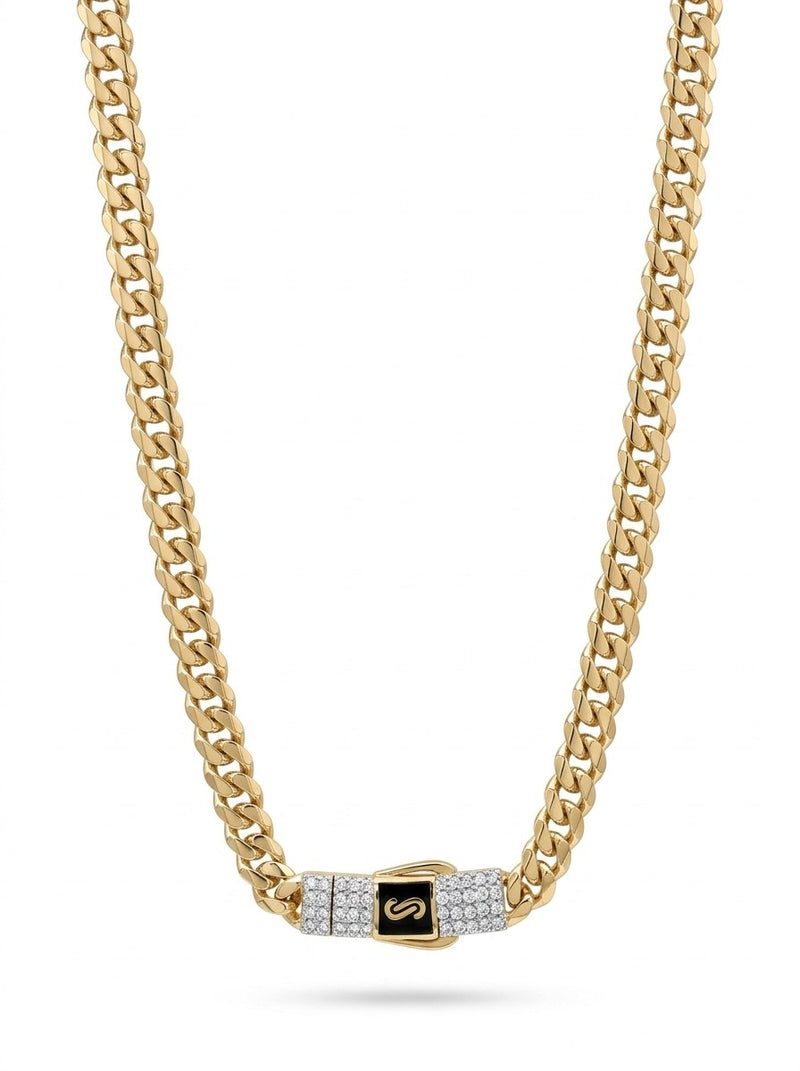 Cadena de oro 14k de Monaco Chain tejido clásico Mod 6033 - 55 cm