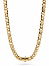 Cadena de oro 10k de Monaco Chain tejido clásico Mod 6037 - 65 cm x 8 mm