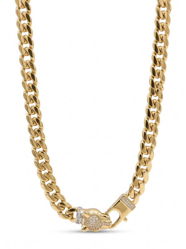 Cadena de oro 10k especial pantera Mod 6038 - 60 cm x 8 mm