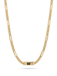 Cadena de oro 14k de Monaco Chain tejido fígaro Mod 6044 - 50 cm x 4 mm