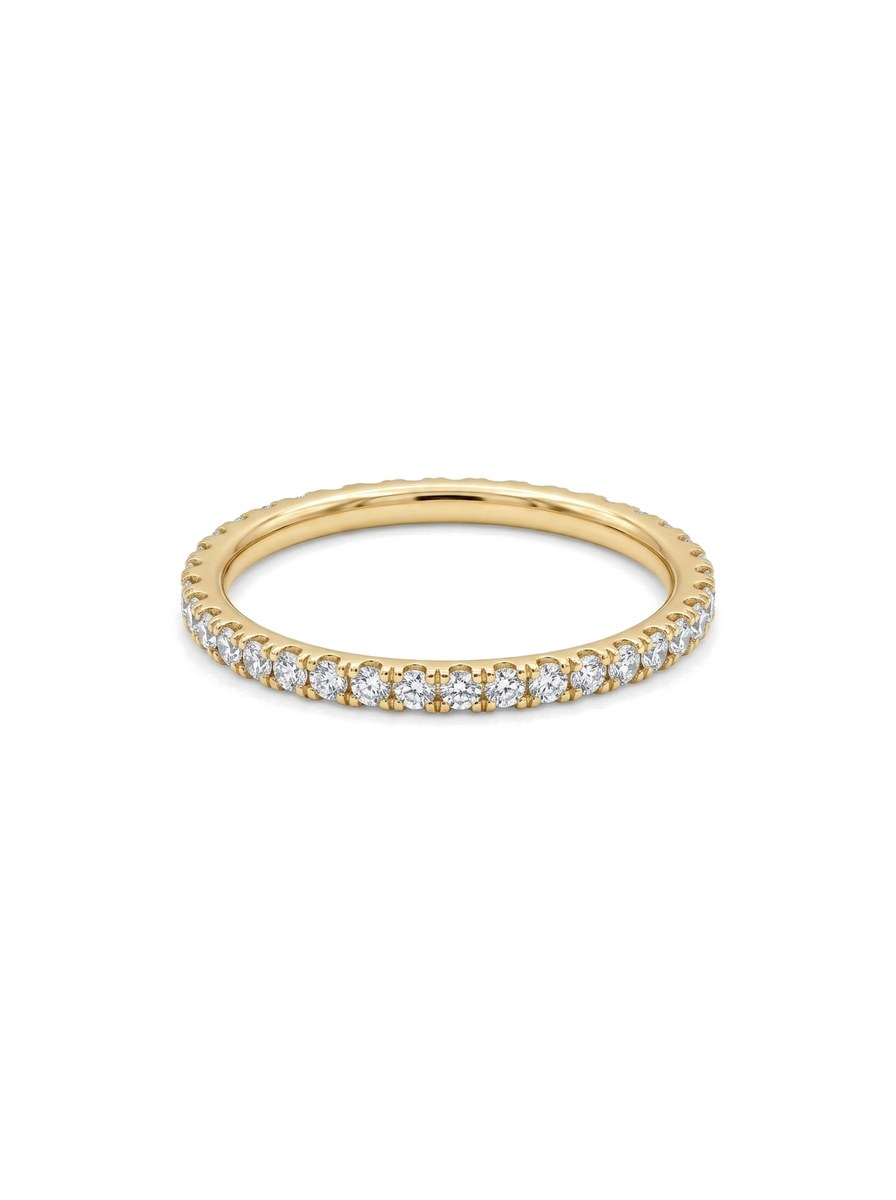 Anillo de oro 14k churumbela completa con circonias Mod 6072