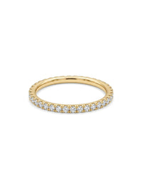 Anillo de oro 14k churumbela completa con circonias Mod 6072