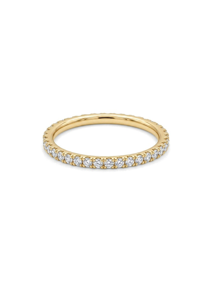 Anillo de oro 14k churumbela completa con circonias Mod 6072
