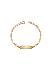 Esclava kids de oro 14k tejido valentino Mod 6170 - 12/14 cm