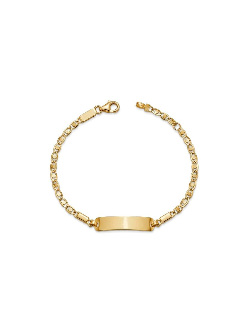 Esclava kids de oro 14k tejido valentino Mod 6170 - 12/14 cm