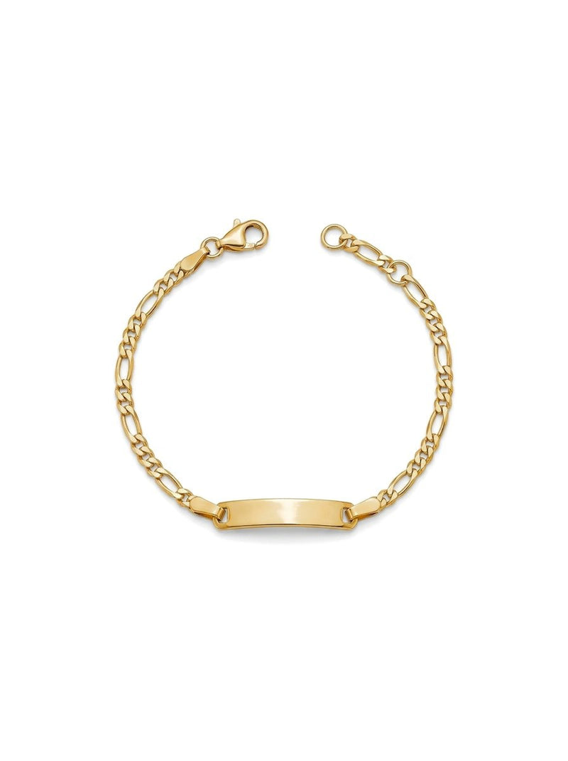 Esclava kids de oro 14k tejido 3x1 Mod 6175 - 12/14 cm