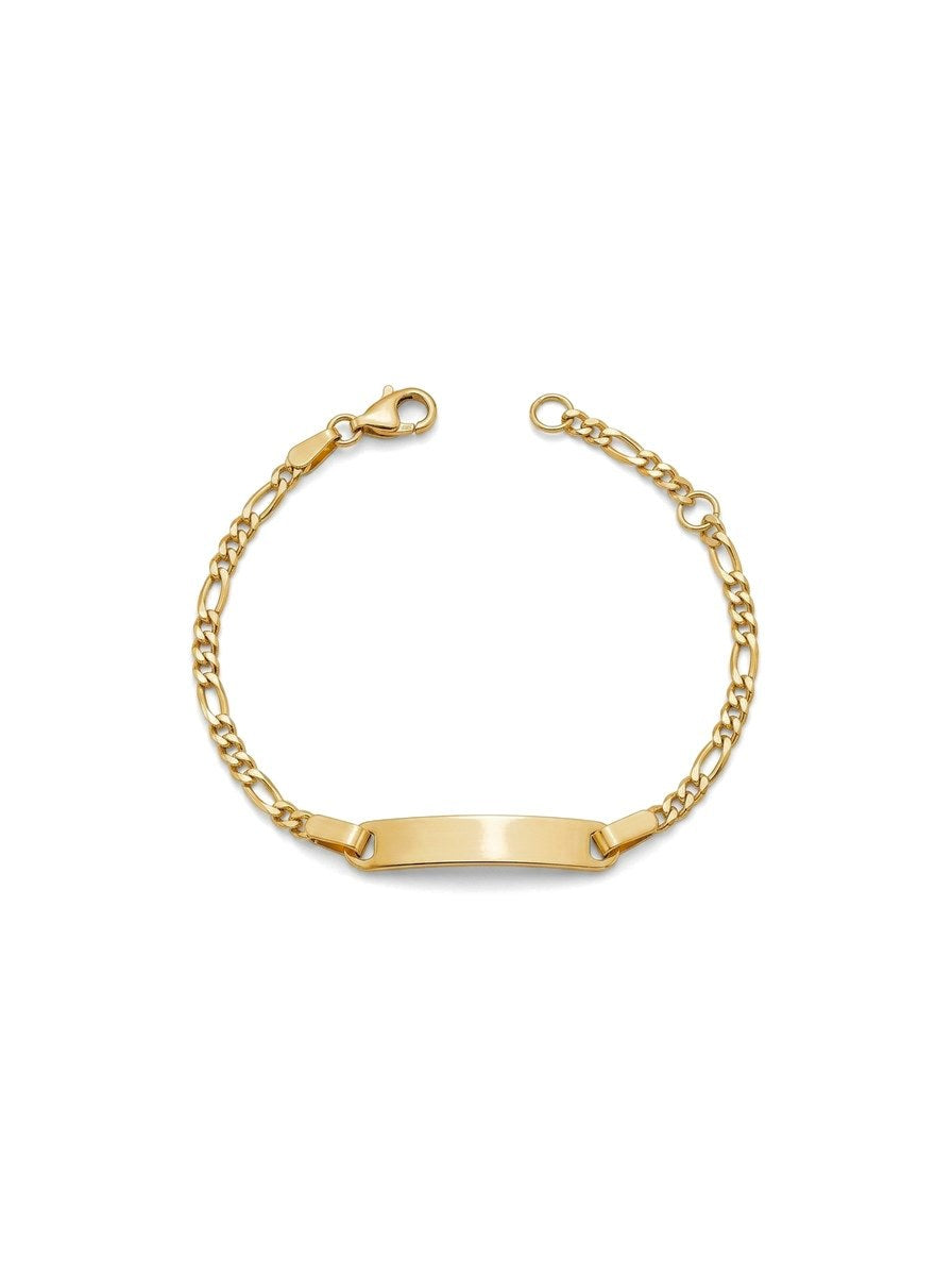 Esclava kids de oro 14k tejido 3x1 Mod 6176 - 12/14 cm