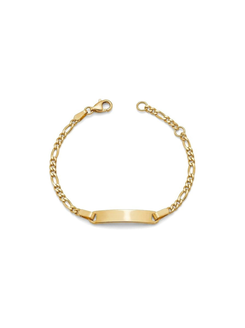 Esclava kids de oro 14k tejido 3x1 Mod 6176 - 12/14 cm