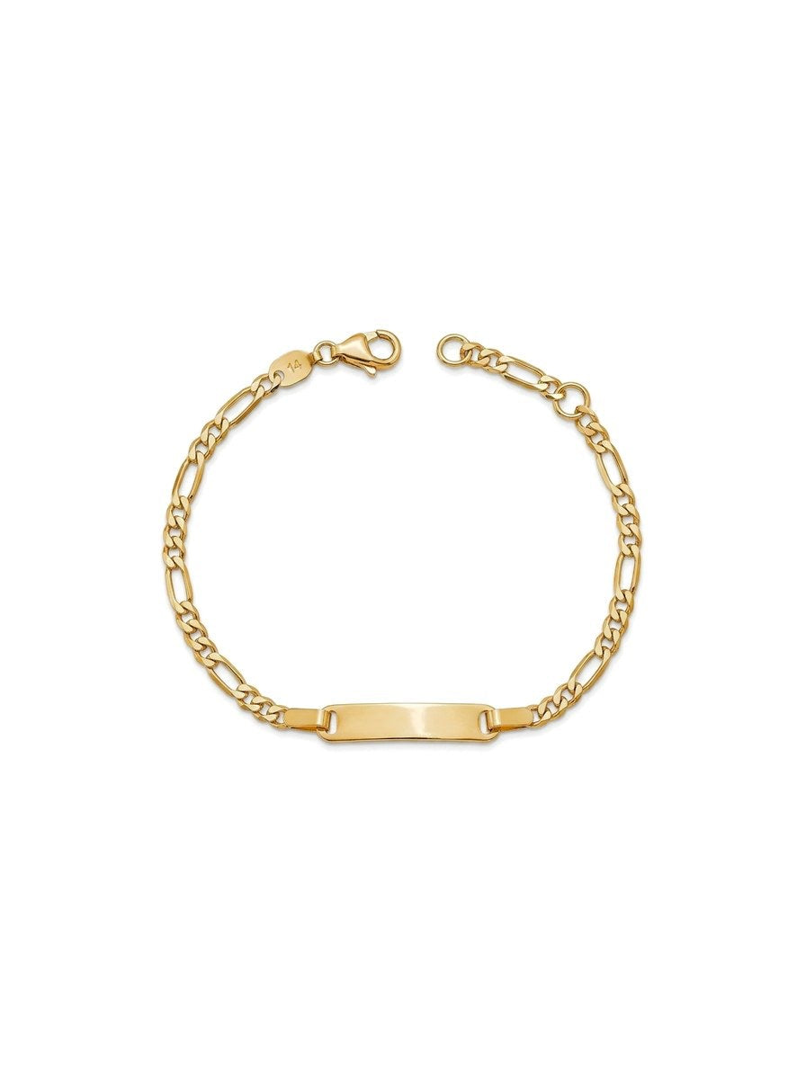 Esclava kids de oro 14k tejido 3x1 Mod 6179 - 14/16 cm